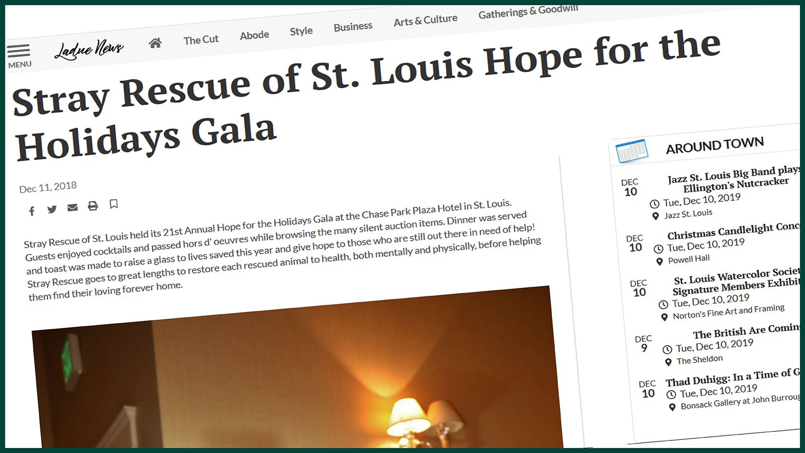 4. Community events and galas